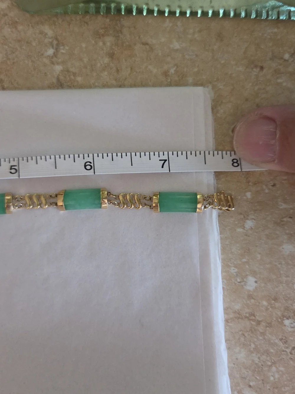 Tory Burch Roxanne Bead Hoop EUC